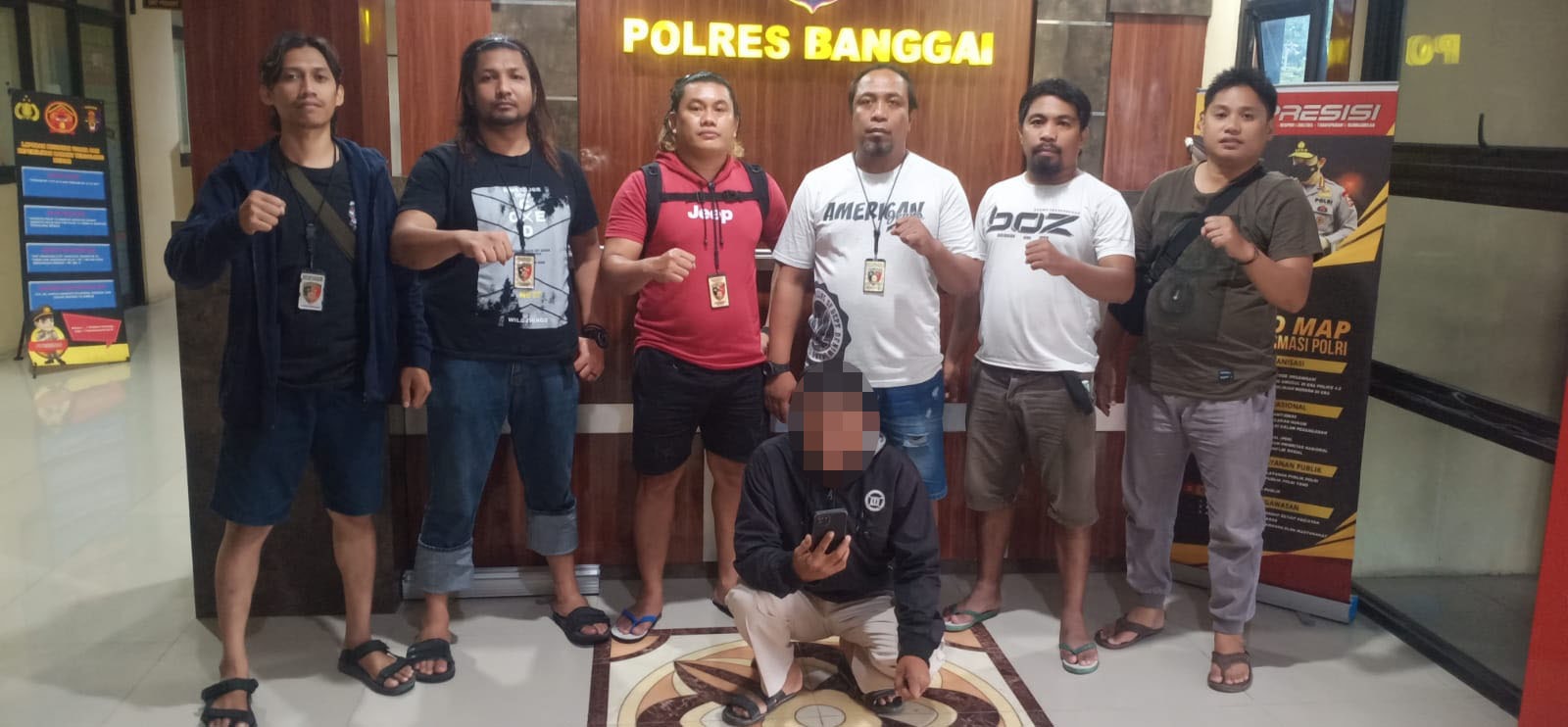 Polres Banggai, Amankan Pelaku Pencuri HP Milik Karyawan Alfamidi