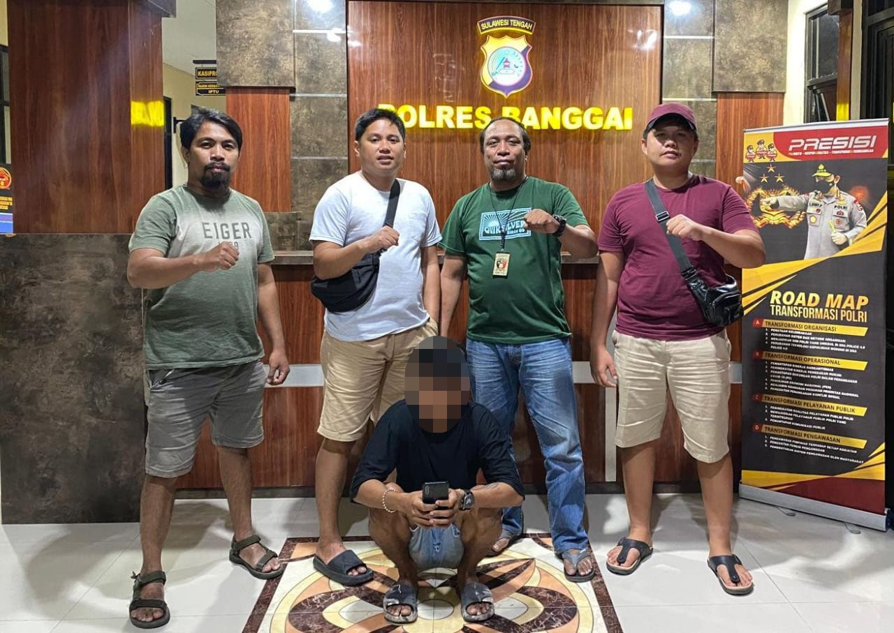 Polisi Amankan Terduga Pelaku Pencurian HP di Desa Lumpoknyo, Luwuk