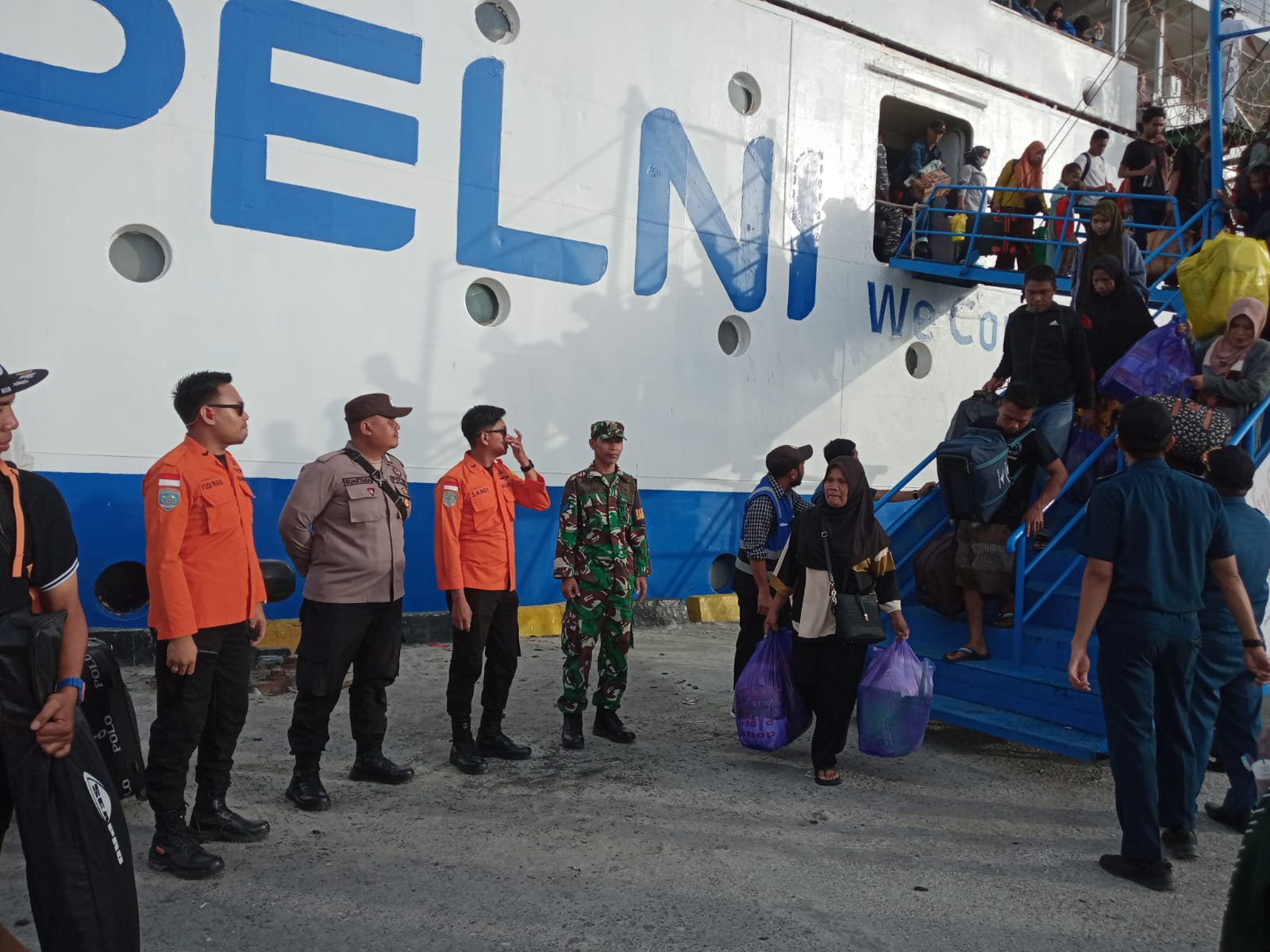 Pantau Arus Balik, Polisi Tingkatkan Pengamanan di Pelabuhan Pelni Luwuk