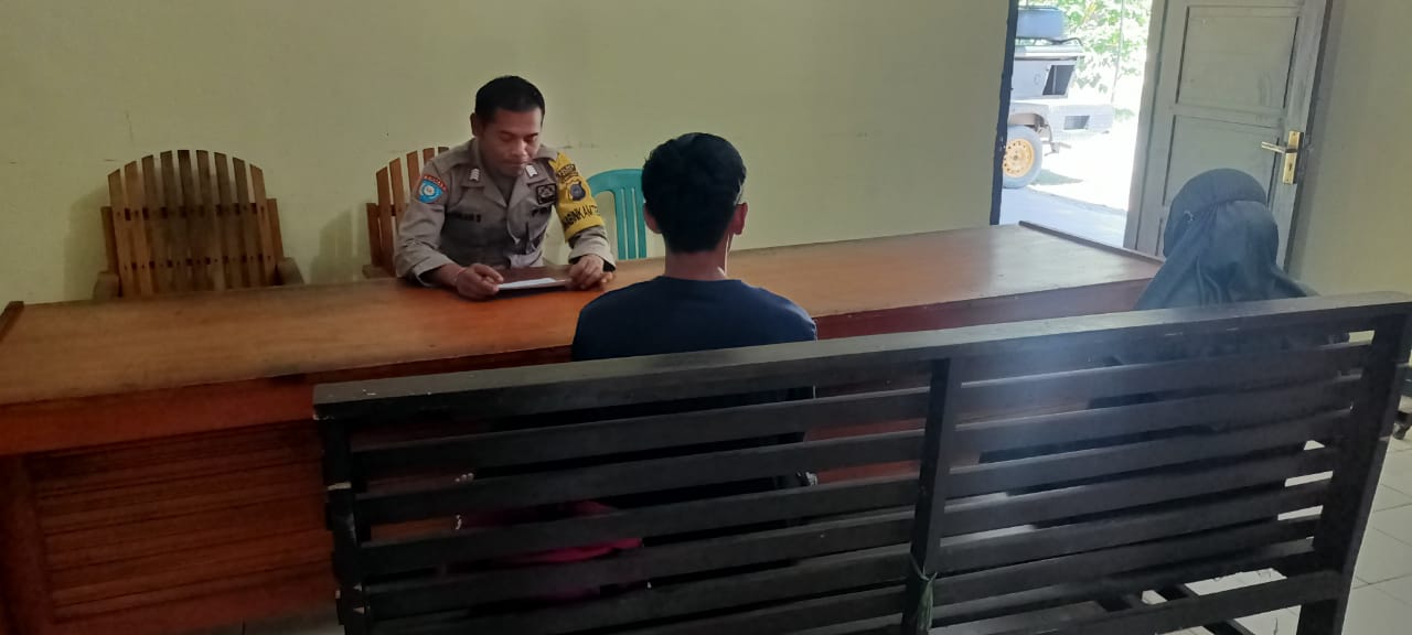 Polsek Bunta Mediasi KDRT Terhadap Pasangan Muda