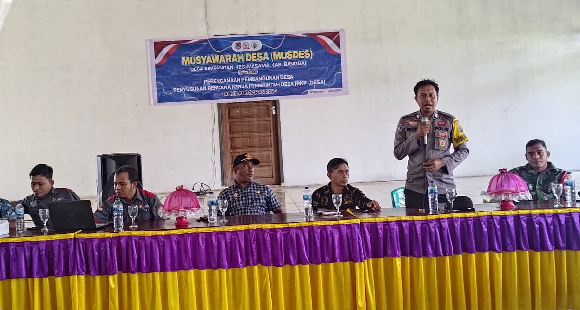 Bhabinkamtibmas Polsek Lamala Ajak Masyarakat Jaga Kerukunan Antar Umat Beragama