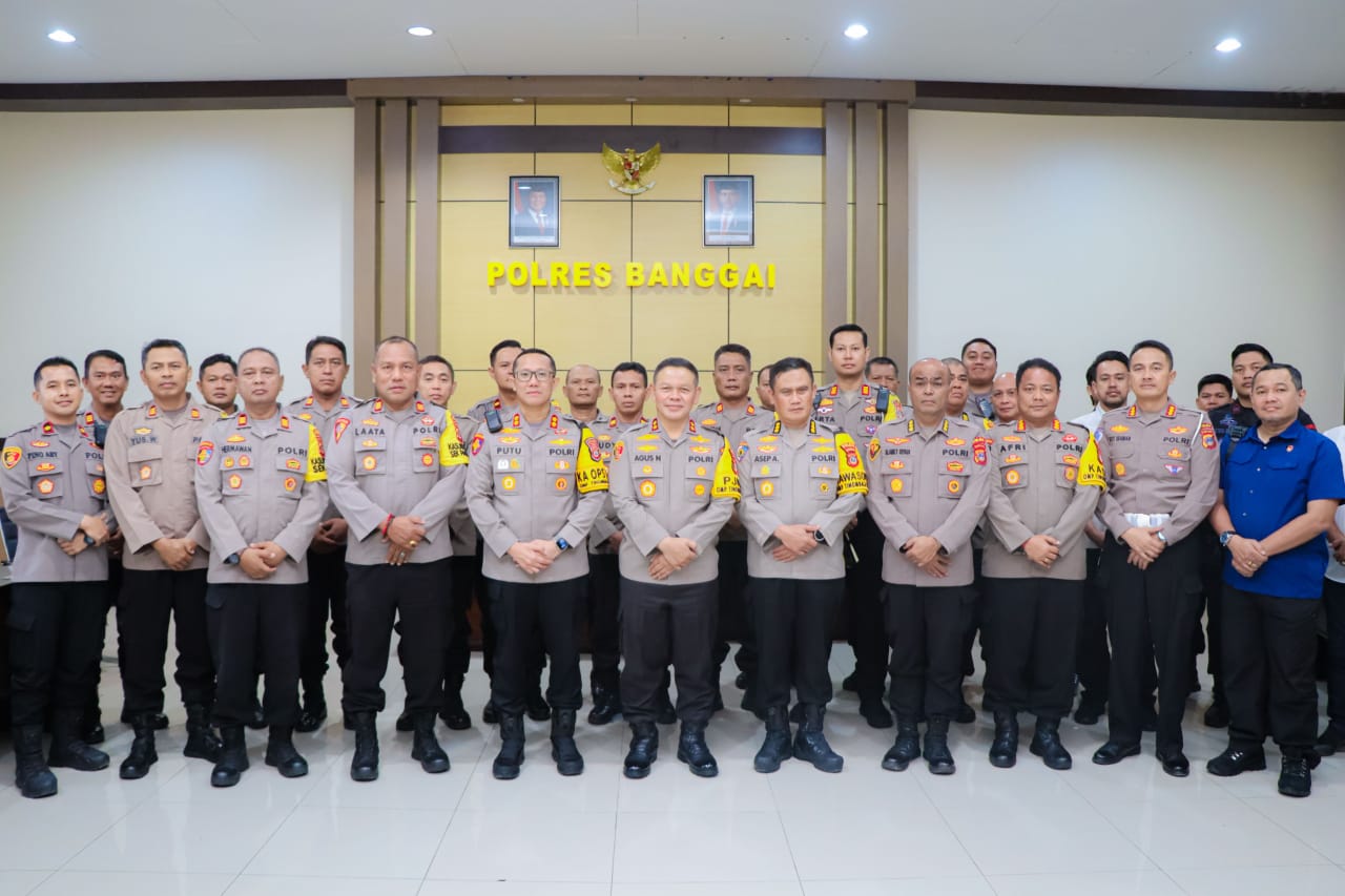 Kapolda Sulteng Tekankan Netralitas Polri di Pilkada 2024 Saat Beri Wejangan di Polres Banggai