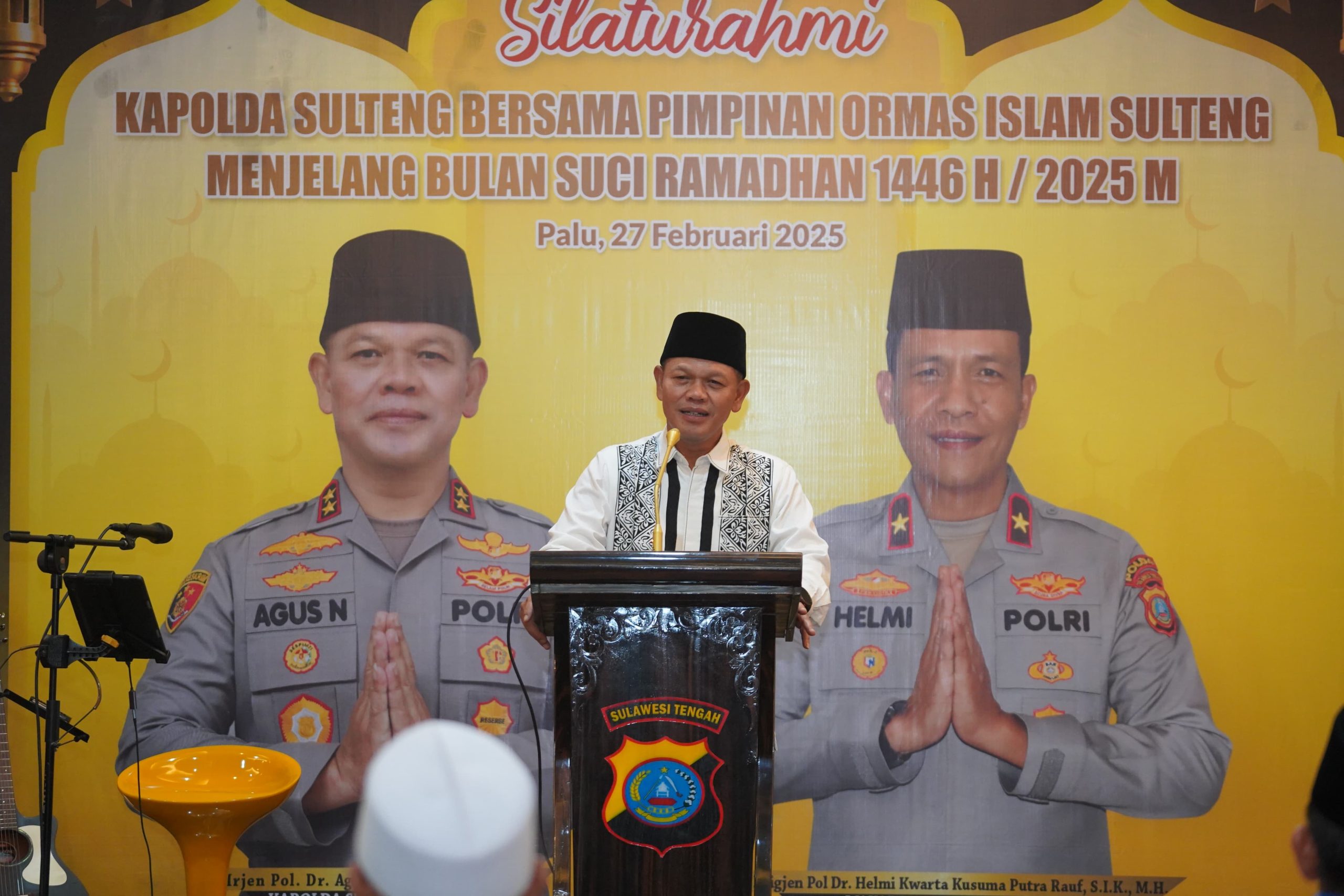 Silaturahmi Bersama Tokoh Agama, Kapolda Sulteng: Sinergi Polri dan Ulama Ciptakan Ramadhan Yang Kondusif