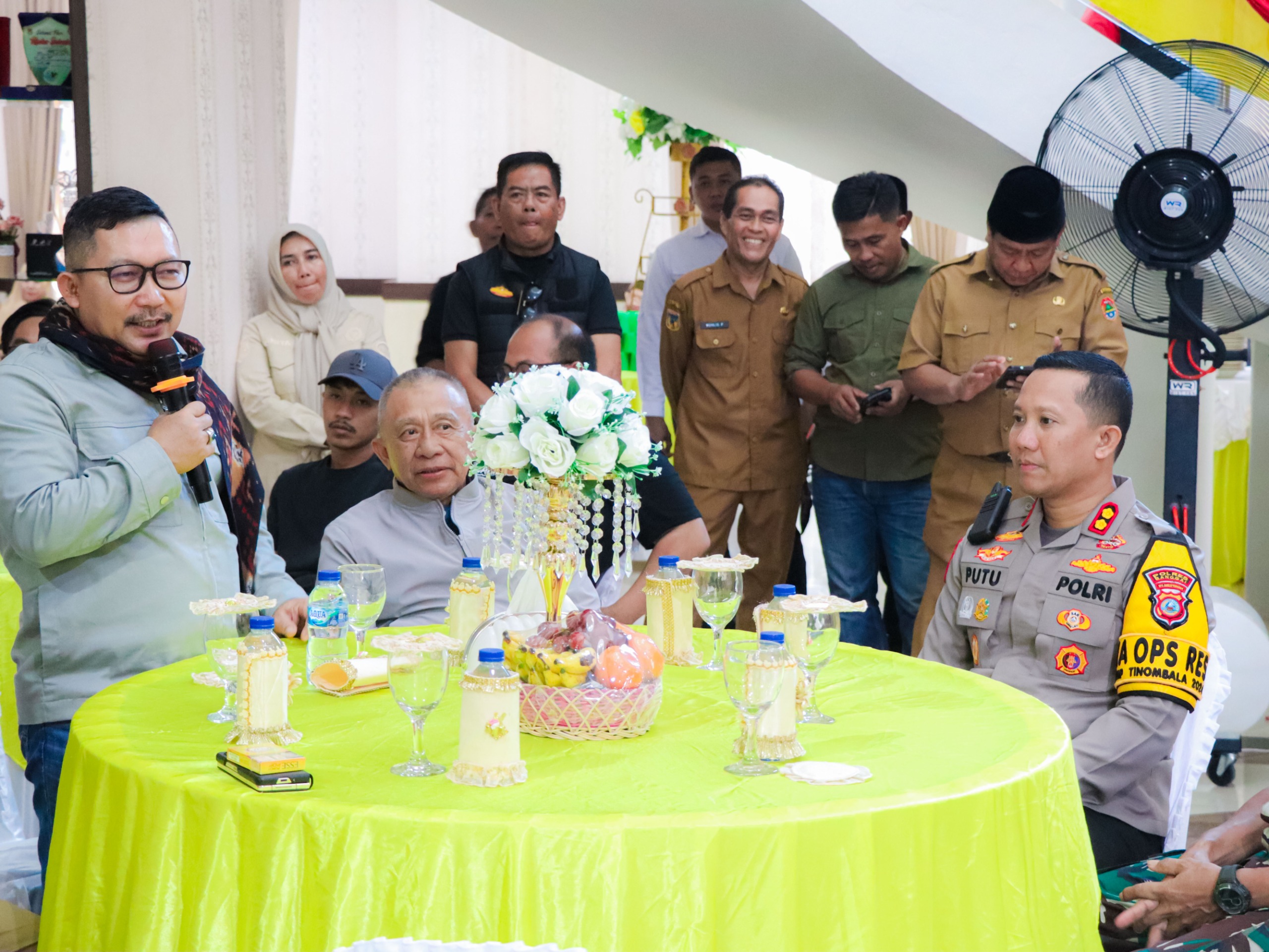 Kapolres Hadiri Penyambutan Bupati dan Wakil Bupati Banggai