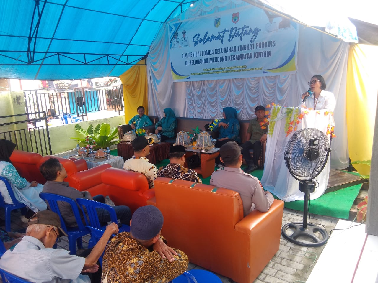 Kapolsek Kintom, Hadiri Lomba Kelurahan/Desa Tingkat Sulawesi Tengah