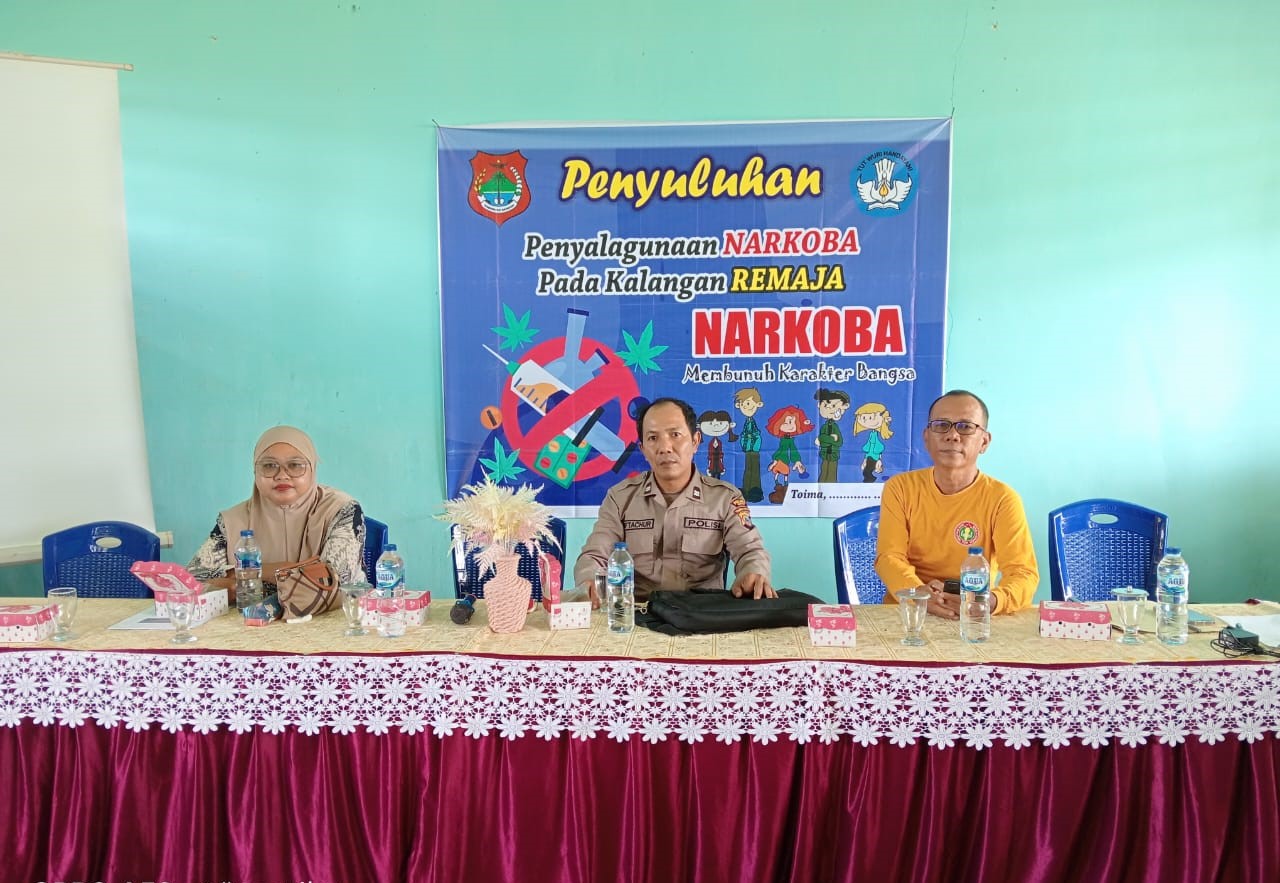 Polsek Bunta Sosialisasikan Bahaya Narkoba kepada Pelajar