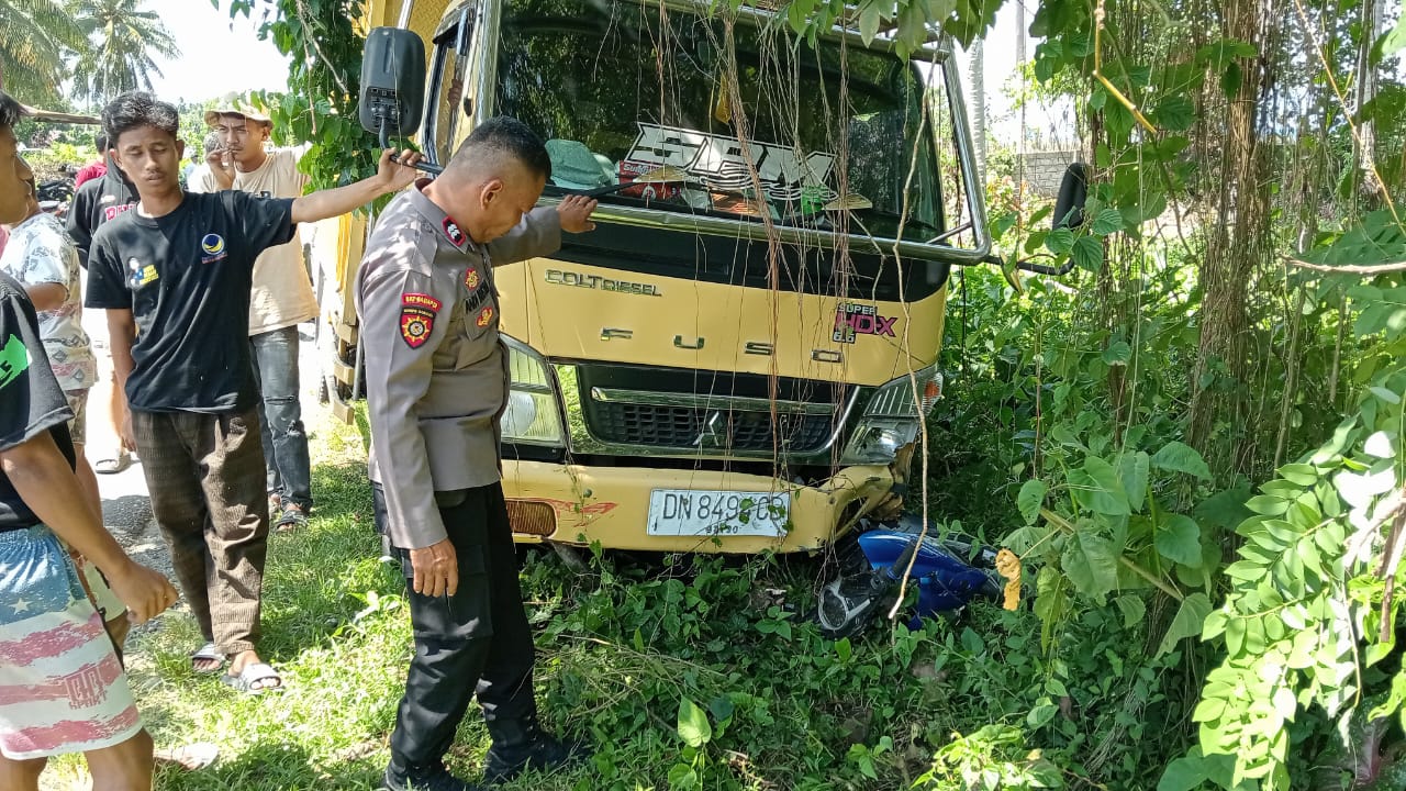 Penjelasan Kapolsek Batui, Terkait Tabrakan Motor Vs Truck di Desa Uso
