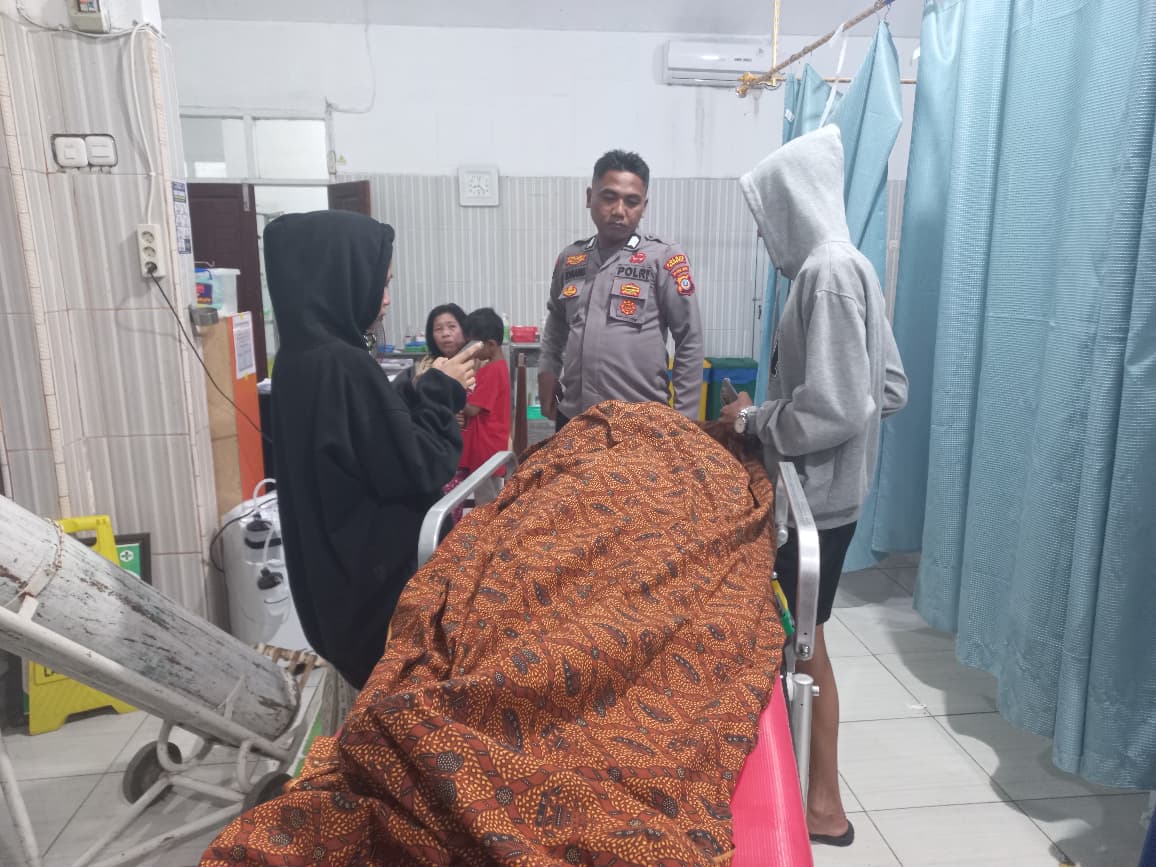 Diduga Mabuk, Motor Tabrak Pejalan Kaki Hingga Tewas, Polsek Toili Tangani Cepat