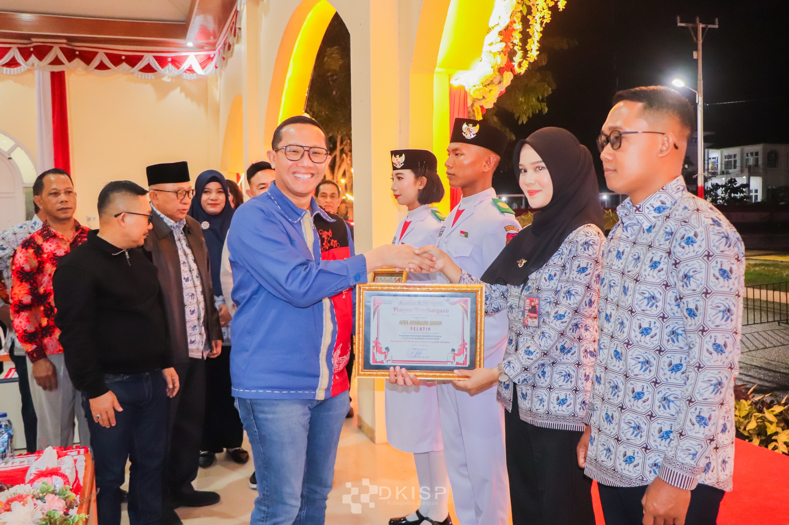 Kapolres Banggai Apresiasi Paskibra Sukses Upacara Bendera HUT Kemerdekaan Ke-80 RI