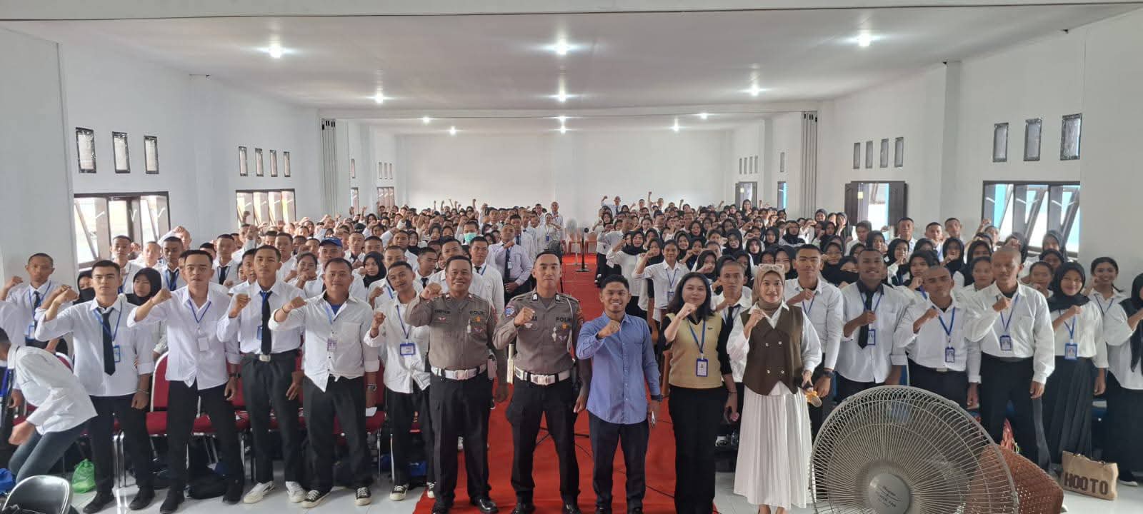 Police Goes To Campus di Untika Luwuk, Polantas Ajak Mahasiswa Jadi Pelopor Keselamatan Berlalu Lintas