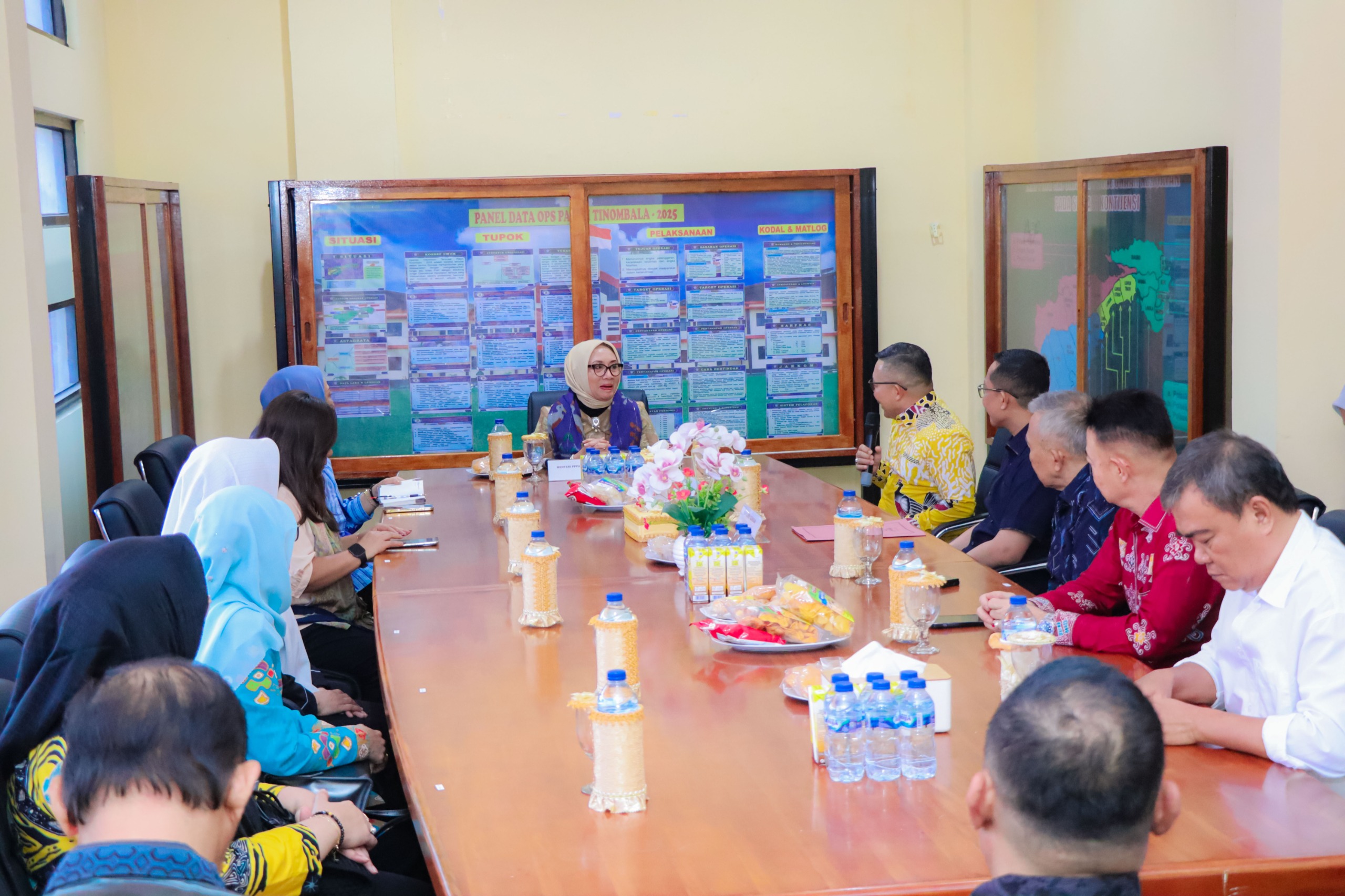 Menteri PPPA Kunjungi Mapolres Banggai, Apresiasi Penanganan Kasus Terhadap Anak