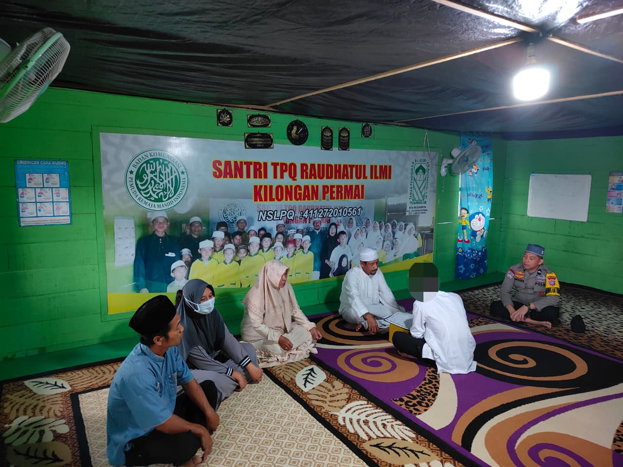 Polisi Terus Dampingi Pembinaan Remaja Pelaku Pencurian Lewat Pengajian Qur’an di TPQ Raudhatul Ilmi Luwuk