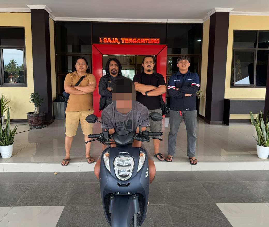 Pelaku Curanmor, Diringkus Resmob Polres Banggai Usai Curi Motor Keluarga