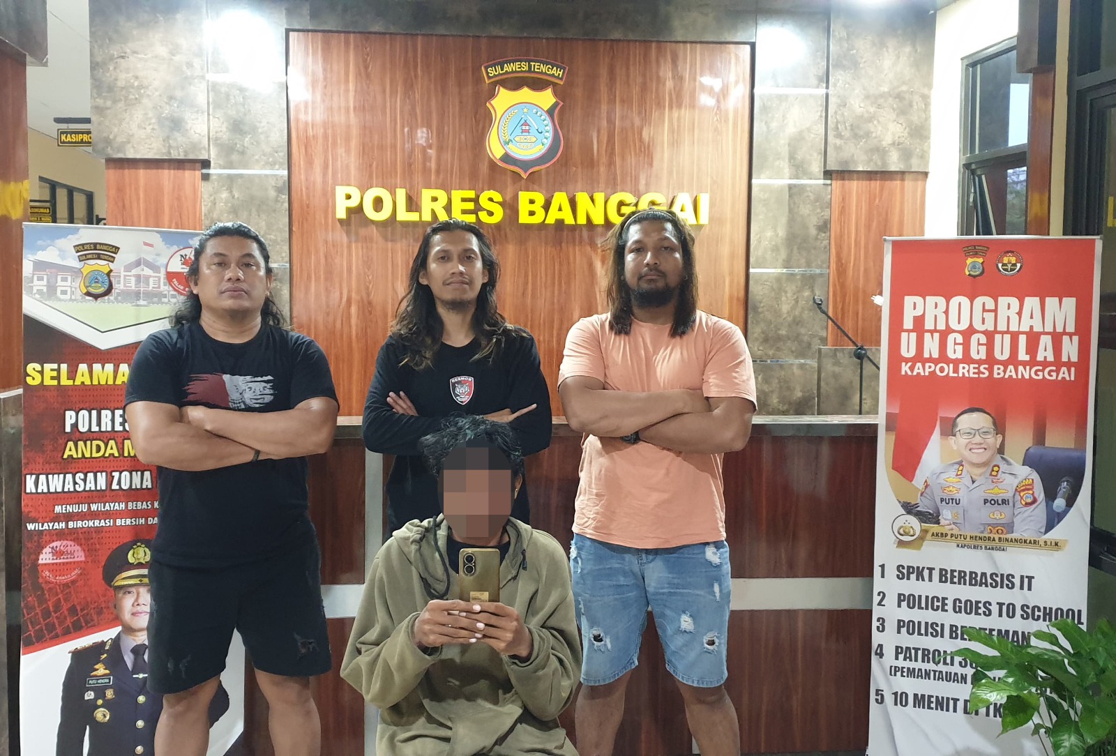 Gunakan Handphone Hasil Curian, Seorang Juru Parkir Diamankan Polisi di Luwuk