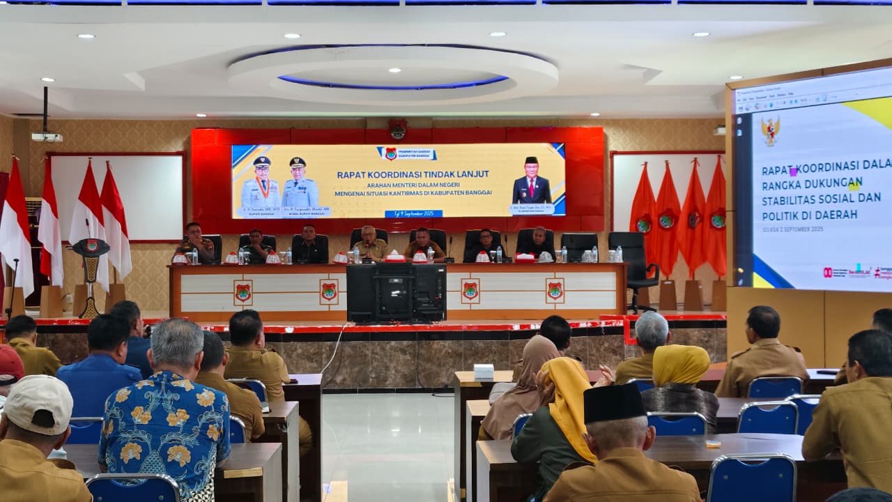 Polres Banggai Hadiri Rakor Forkopimda, Tegaskan Komitmen Stabilitas Wilayah