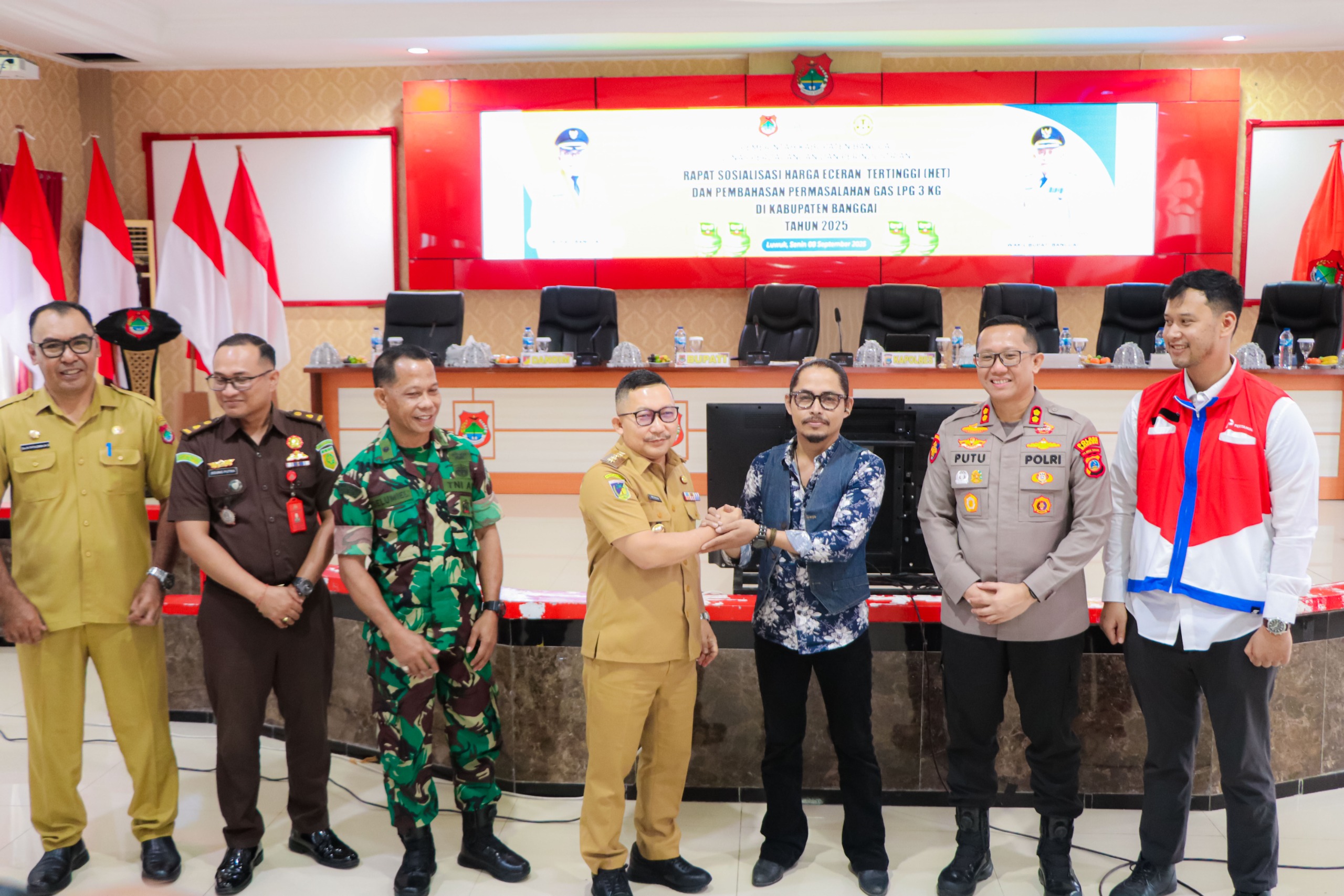 Rapat Koordinasi Permasalahan Gas LPG di Wilayah Hukum Polres Banggai