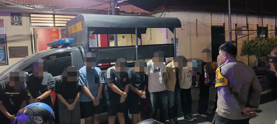 Polisi Grebek 11 Muda Mudi Sedang Pesta Miras di Indekos Kota Luwuk