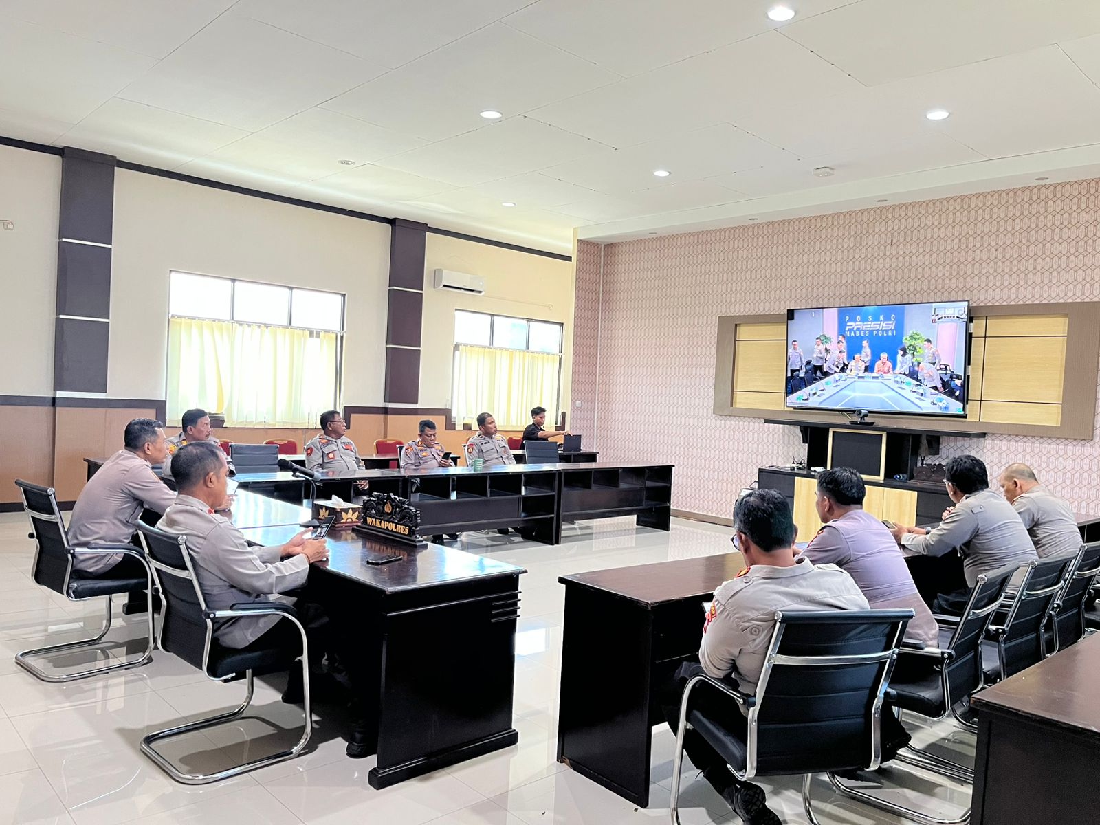 Polres Banggai Gelar Forum Belajar Bersama “Komunikasi Krisis” Secara Daring