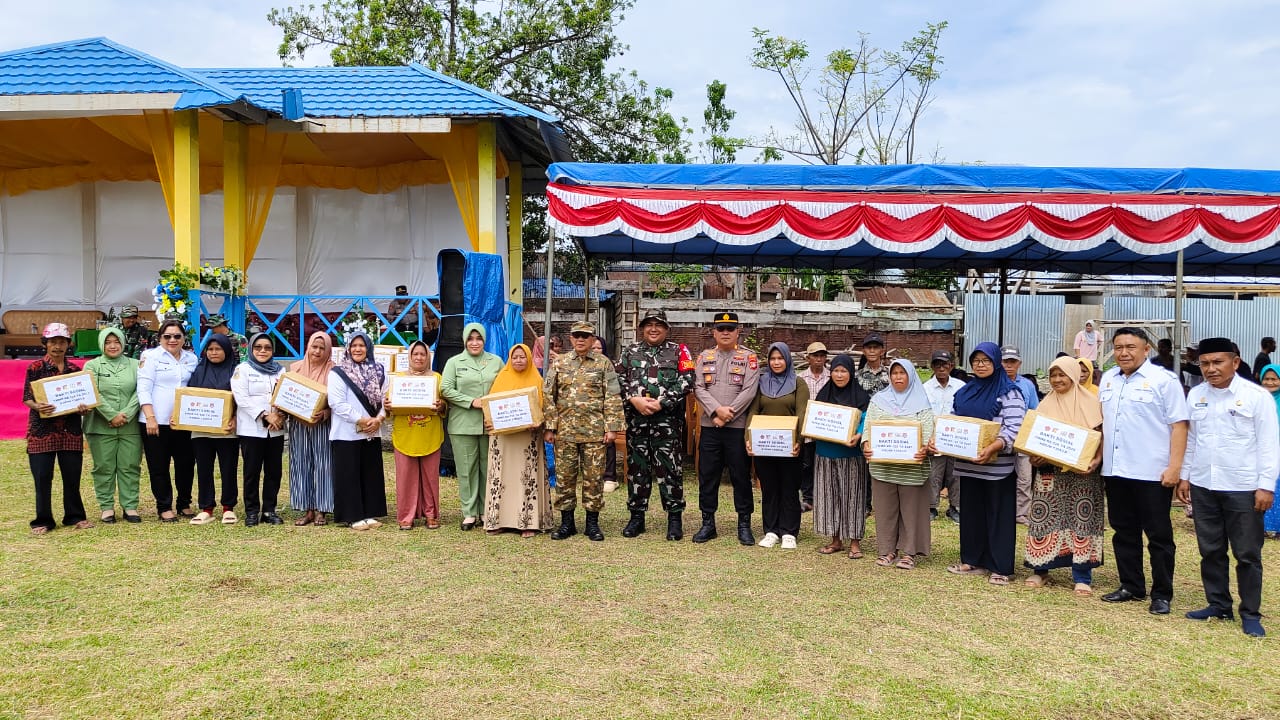 Polres Banggai Hadiri Upacara Pembukaan TMMD ke-126 di Siuna Pagimana