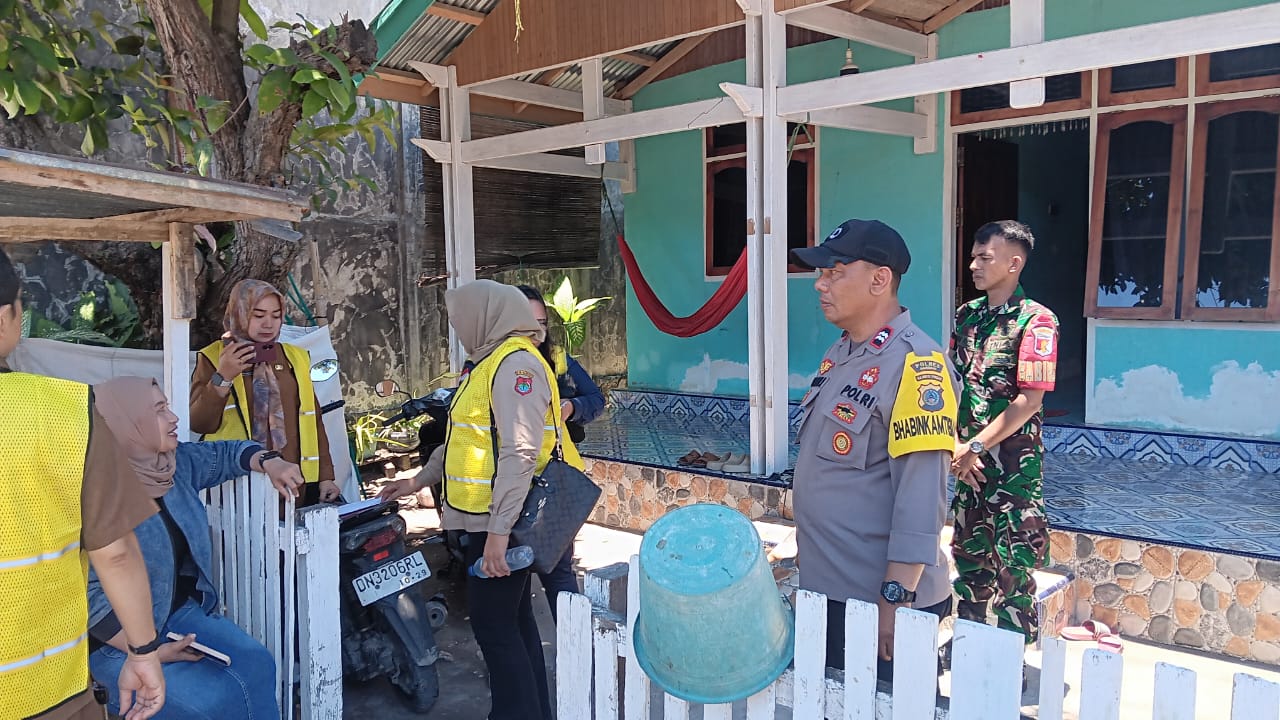 Polsek Luwuk Terjunkan Bhabinkamtibmas Dampingi Dinas Perdagangan Banggai Sidak Pangkalan Gas LPG 3 Kg
