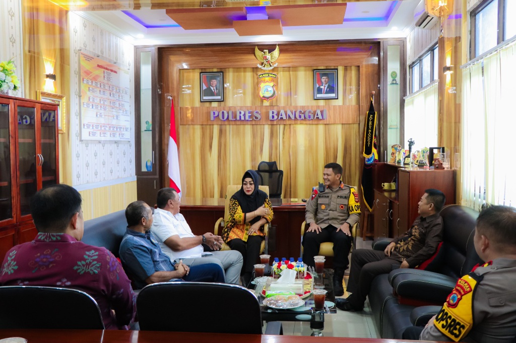 Kapolres Banggai Terima Kunker Komisi I DPRD Sulteng