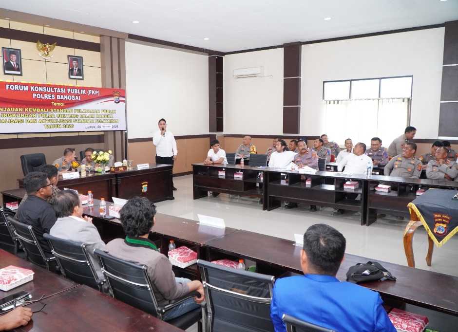 Bangun Kualitas Pelayanan Publik, Polres Banggai Gelar FPK