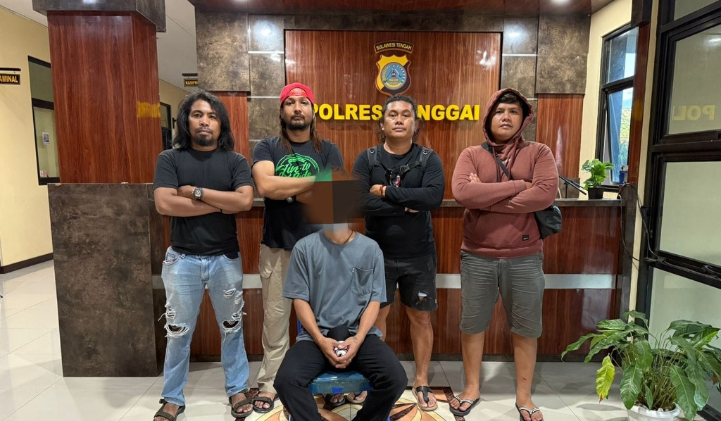 Polisi Tangkap Pria di Luwuk Pukul Istri Pakai Tangan Hingga Gunting