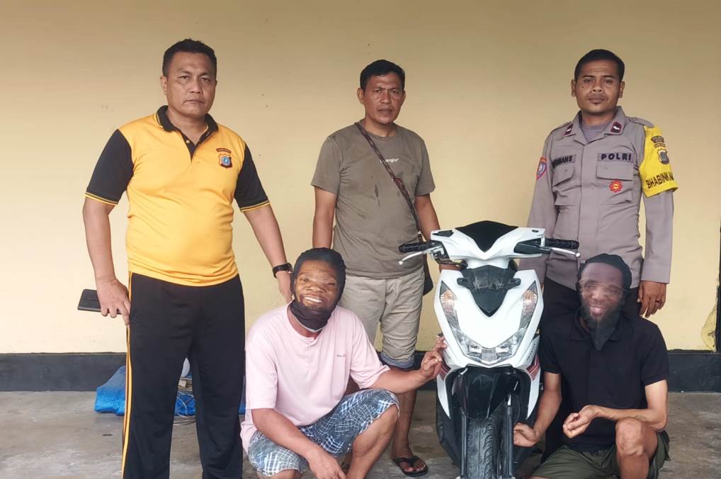 Gercep, Polsek Bunta Ringkus Dua Warga Nuhon Pelaku Curanmor