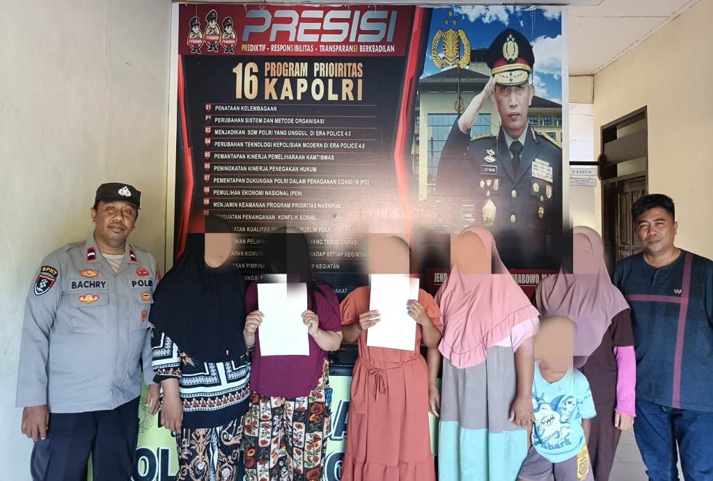 Polsek Pagimana Mediasi Pertikaian 2 Emak-emak Warga Desa Jayabakti