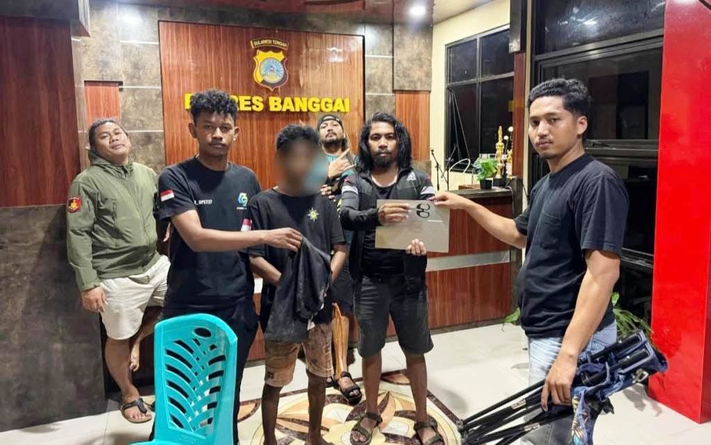 Polres Banggai Amankan Mahasiswa di Luwuk Bobol Kamar Kos Teman Curi Laptop