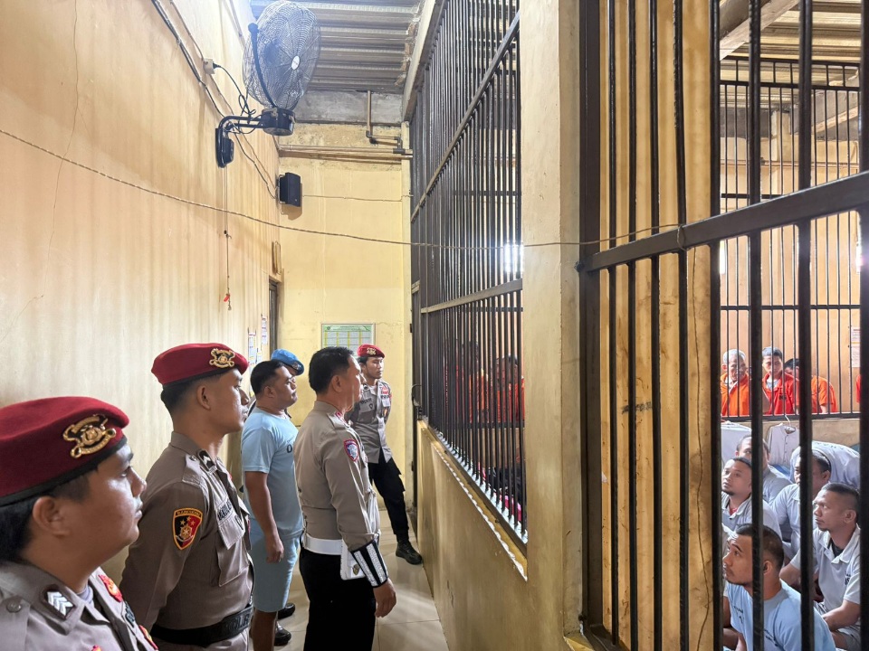 Pengunjung Tahanan Meningkat Saat Lebaran, Rutan Polres Banggai Perketat Pengamanan
