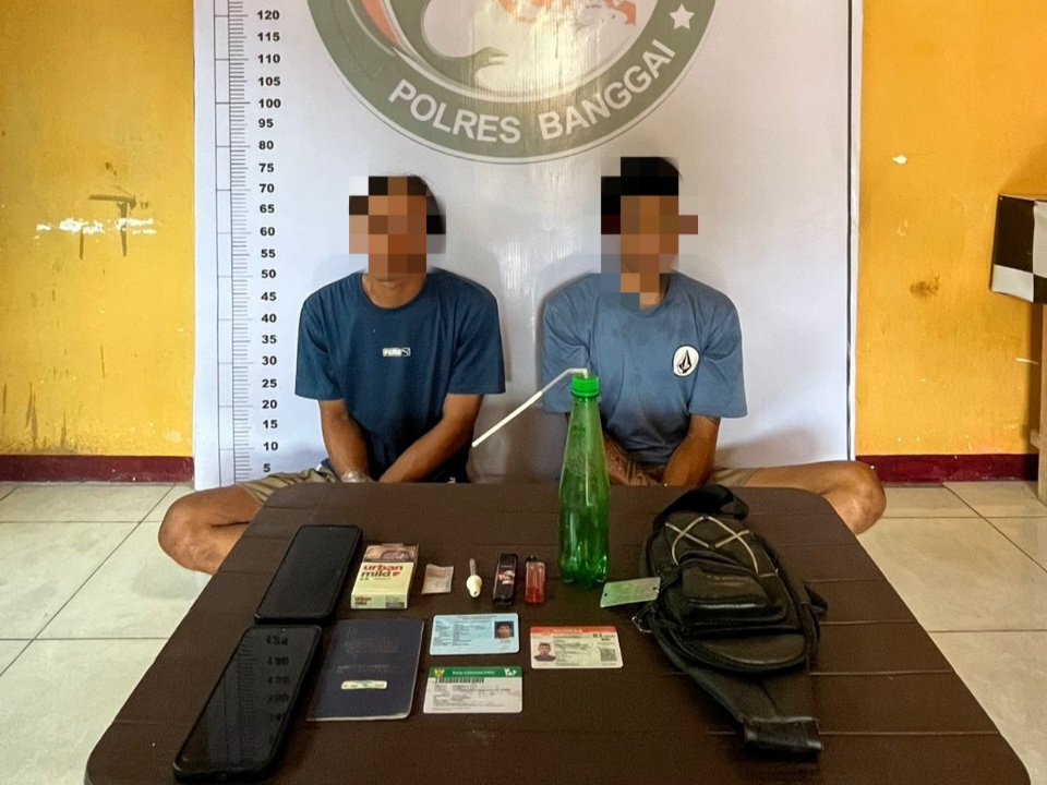 Asik Pesta Sabu di Kos, Dua Pria Asal Batui Selatan Diamankan Polres Banggai