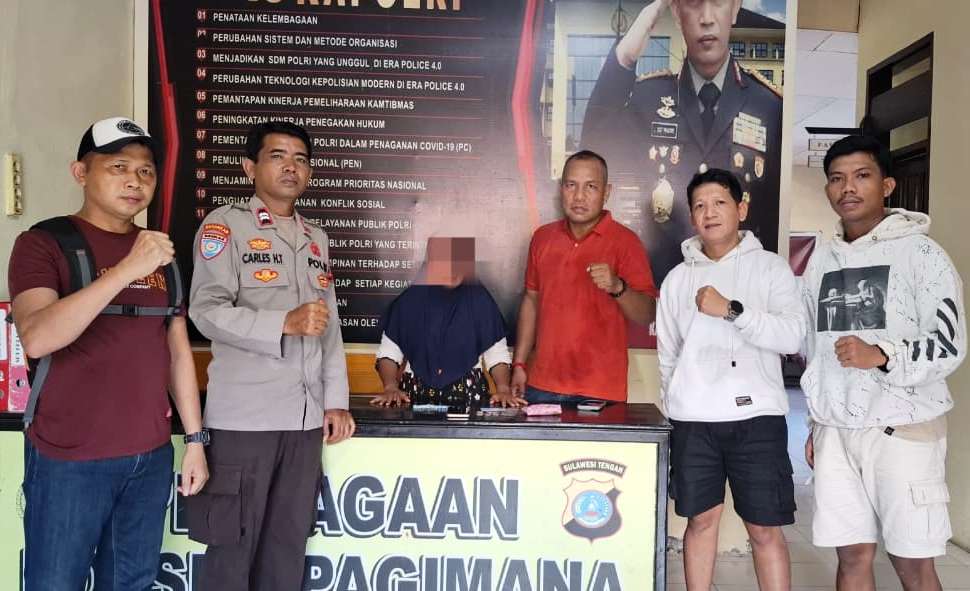 Polsek Pagimana Amankan Emak-emak Diduga Pengedar Sabu