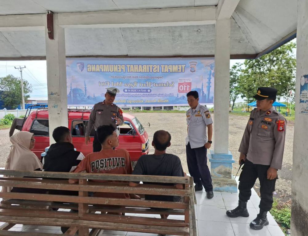 Arus Balik Lebaran 1447 Hijriah, Satlantas Polres Banggai Sambangi Terminal Biak
