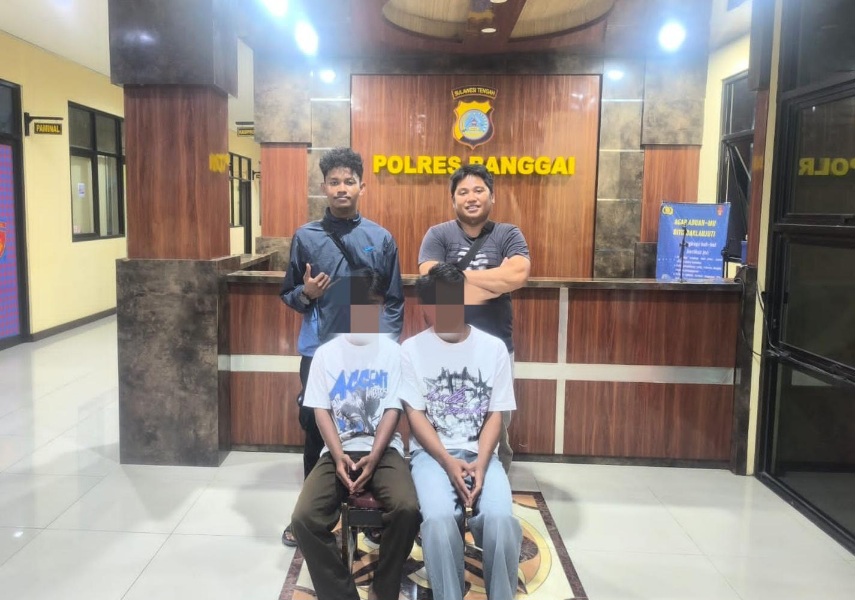 Resmob Polres Banggai Amankan Dua Remaja Diduga Pelaku Pengeroyokan