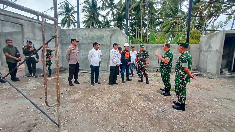 Kapolsek Kintom Polres Banggai Dampingi Kunker Danrem 132/TDL di Dimpalon Baru