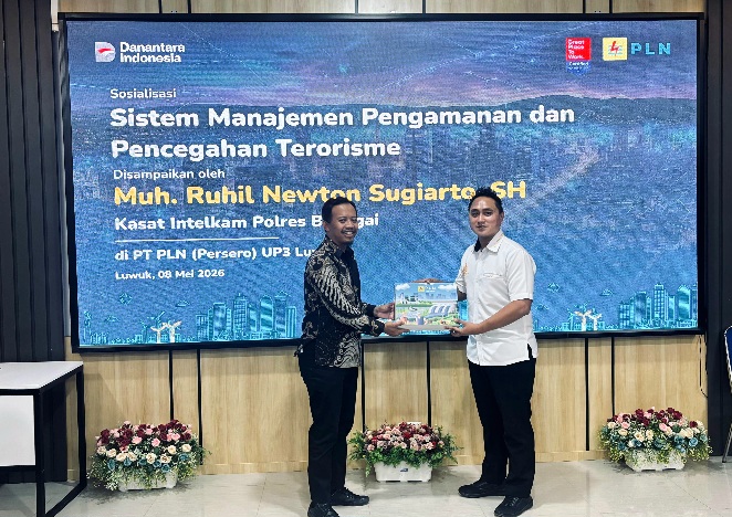 Cegah Ancaman Terorisme dan Radikalisme di PT. PLN UP3 Luwuk, Polres Banggai Berikan Sosialisasi