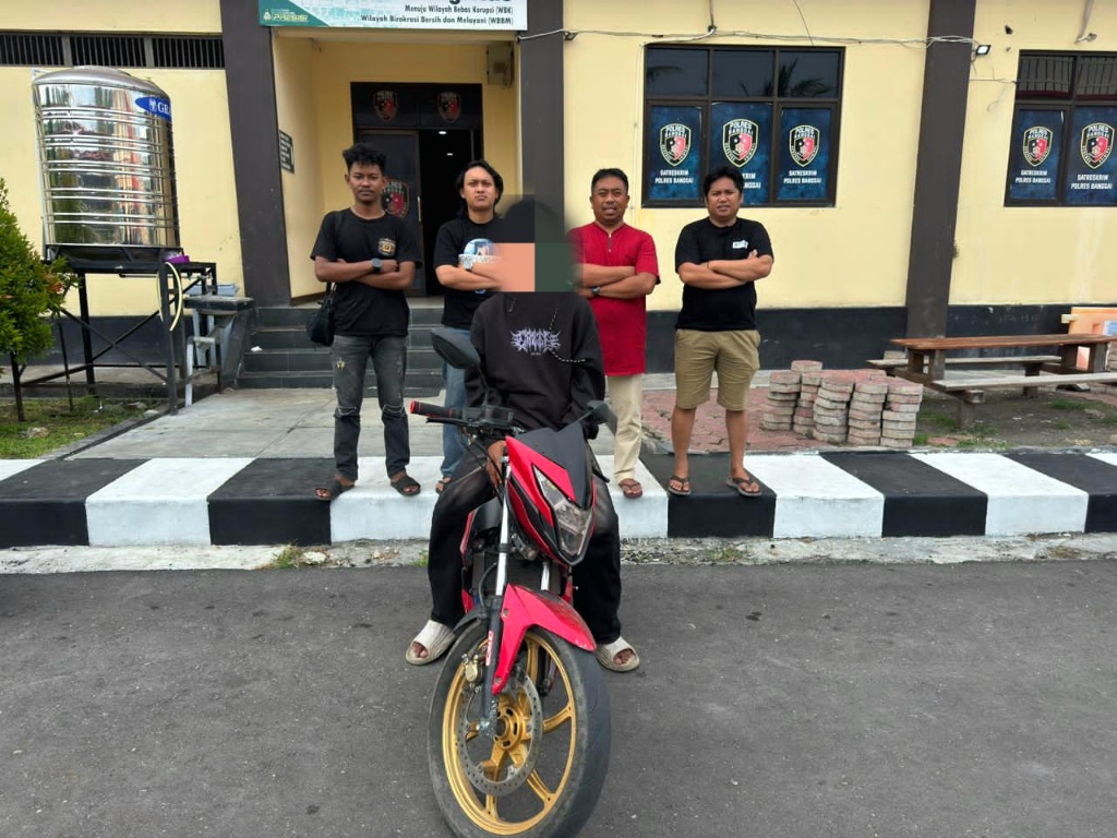 Polisi Amankan Remaja Asal Bangkep Diduga Pelaku Curanmor di Luwuk Utara