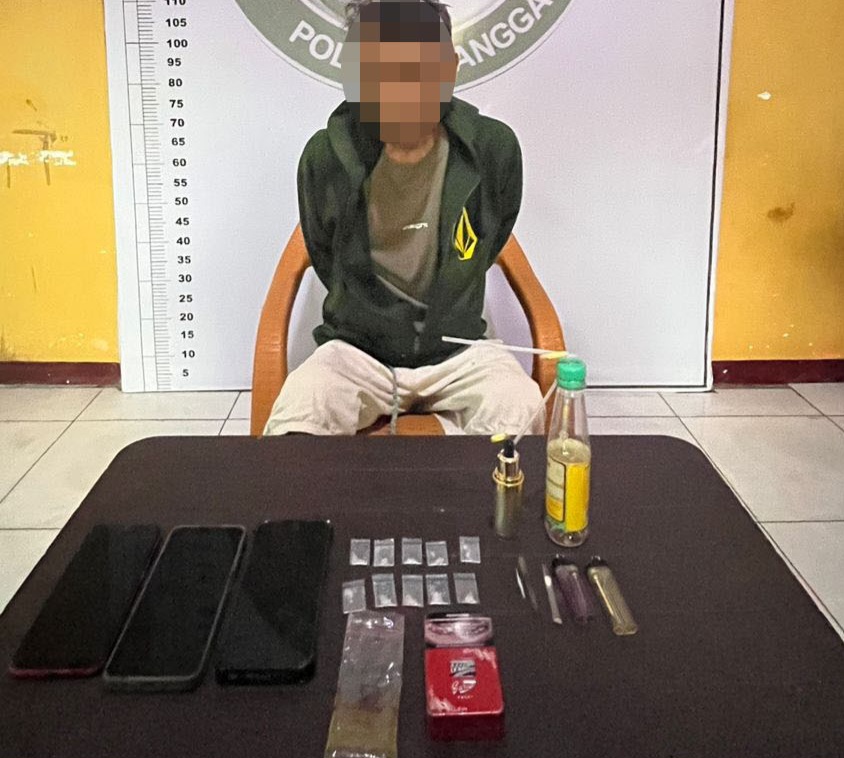 Terlibat Penyalahgunaan Sabu Pria Paruh Baya Diamankan Sat Narkoba Polres Banggai
