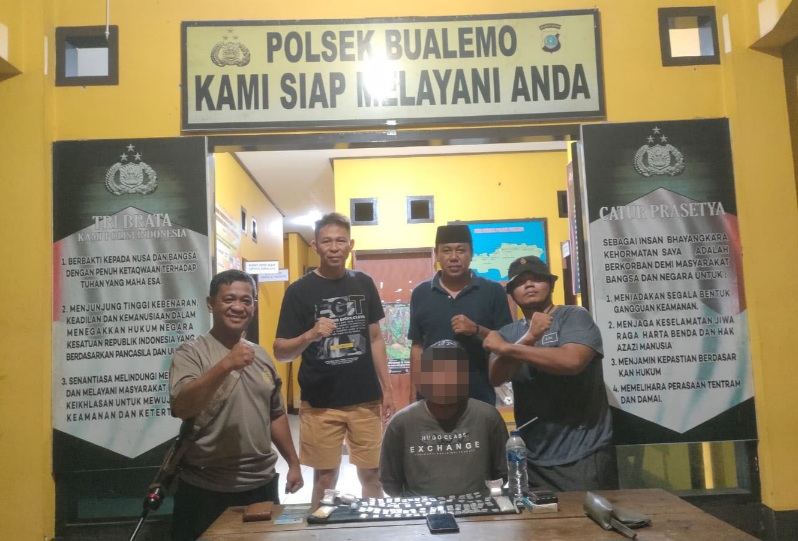 Bisnis Haram dari Rumah, Pria di Bualemo, Banggai Tak Berkutik Diciduk Polisi, Sita 75 Paket Sabu