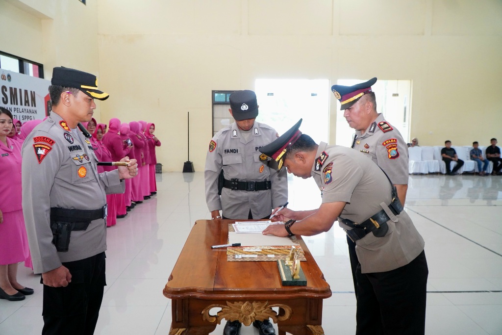 Pesan Kapolres Saat Pimpin Sertijab PJU Polres Banggai