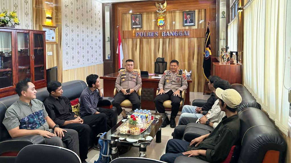 Perkuat Sinergi dan Komunikasi, Kapolres Banggai Terima Silaturahmi Mahasiswa Untika Luwuk