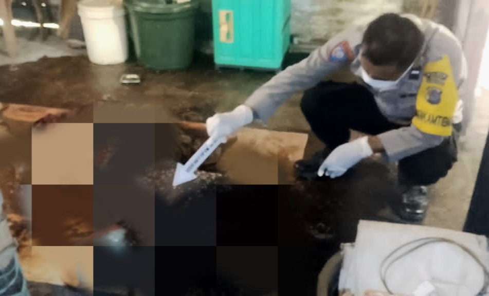 Polsek Bunta Lakukan Olah TKP Usai Penemuan Jenazah Laki-laki di Dalam Rumah