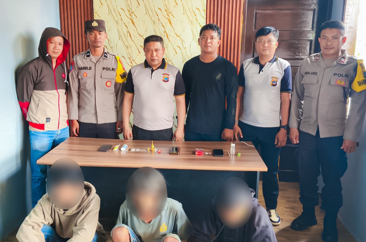 Operasi Semalam di Masama, Tim Polsek Lamala Ungkap 3 Kasus Narkotika