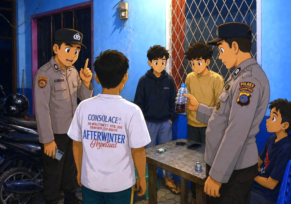 Bikin Resah Tetangga, Warga di Luwuk Ditegur Polisi karena Memutar Musik Keras dan Berteriak