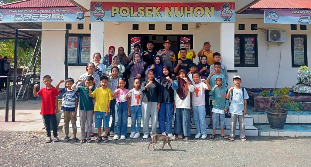 Kapolsek Nuhon Lepas Kontingen Karate Inkanas Menuju Kejuaraan Kapolres Banggai Cup