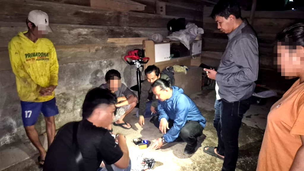 Polres Banggai Temukan Sabu di Gudang Padi Batui Selatan