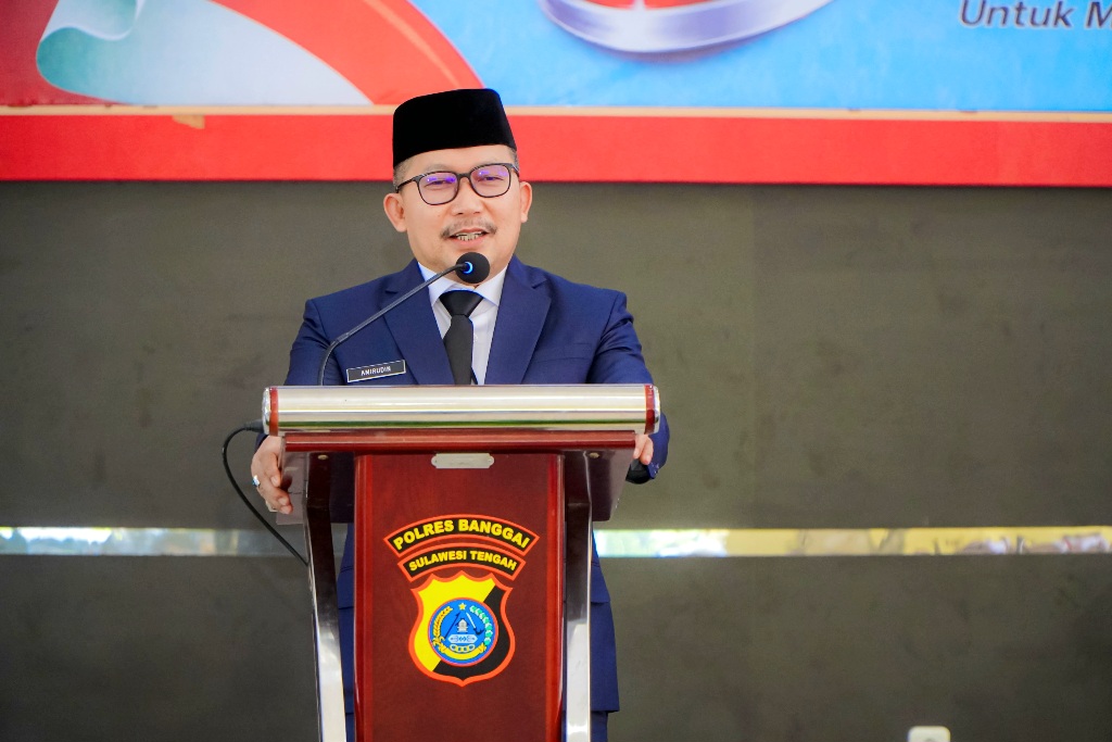 Hari Bhayangkara ke-80, Bupati Amiruddin Tamoreka Apresiasi Polres Banggai Jaga Kondusivitas Daerah
