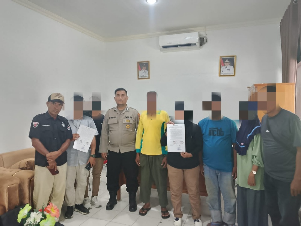 Bhabinkamtibmas Polsek Luwuk Mediasi Sengketa Warisan Utamakan Penyelesaian Kekeluargaan