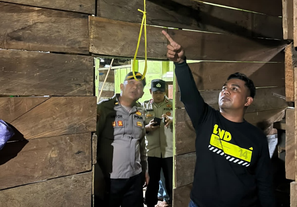 Remaja 18 Tahun Ditemukan Tewas Gantung Diri, Polsek Toili Olah TKP